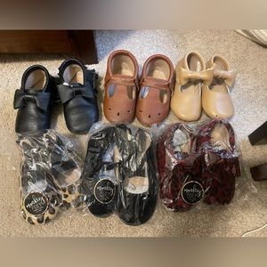 Money Feet 18-24 months. 3 pairs are brand new and 3 pairs are gently used